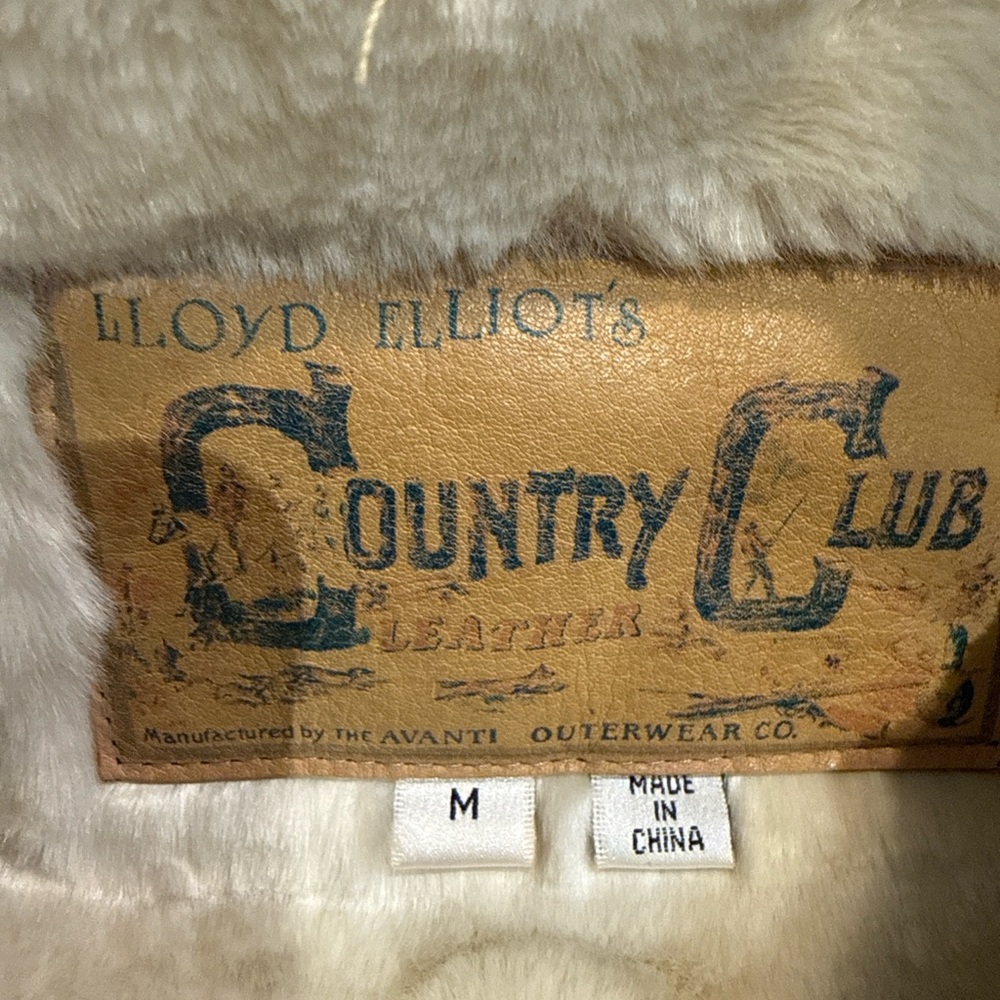 🤎 Vintage LLOYD ELLIOTS COUNTRY CLUB Authentic Shearling Leather & Fur Coat - Picture 7 of 12